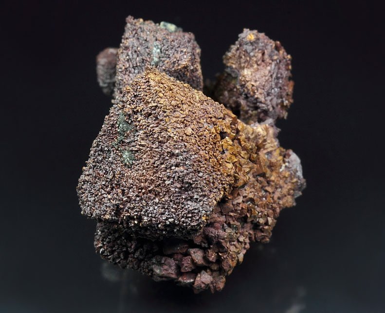 COPPER pseudomorph after CUPRITE