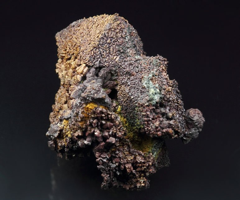 COPPER pseudomorph after CUPRITE