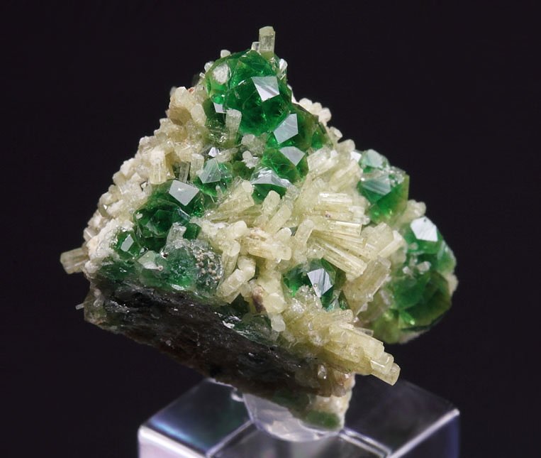 gem GARNET var. GROSSULAR var. CHROMIAN, DIOPSIDE