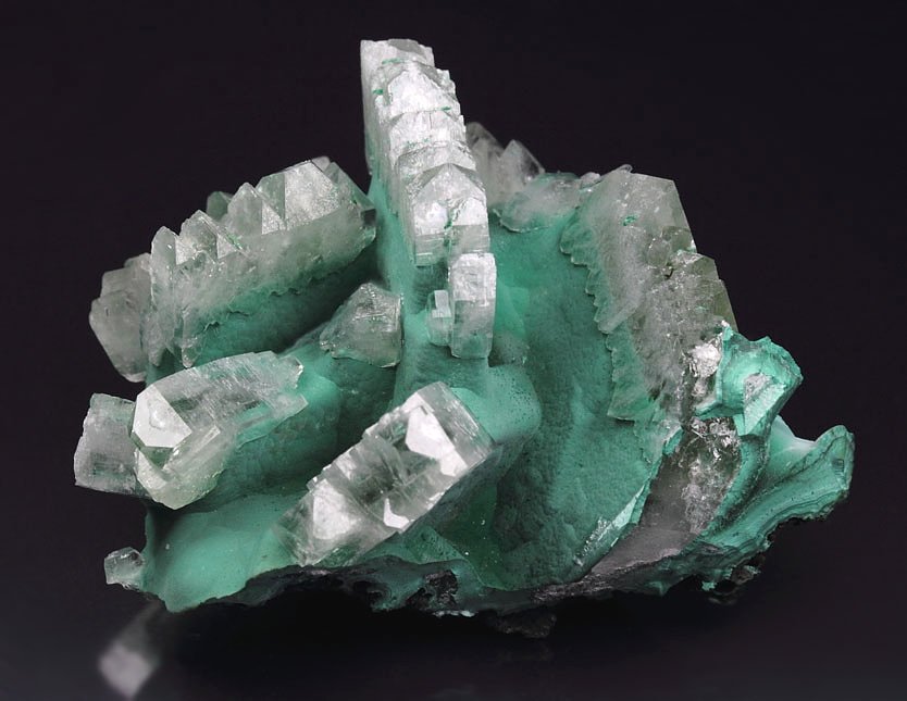 BARYTE, MALACHITE 