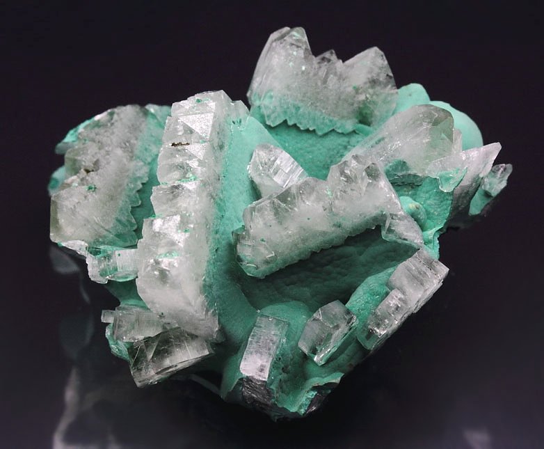 BARYTE, MALACHITE 