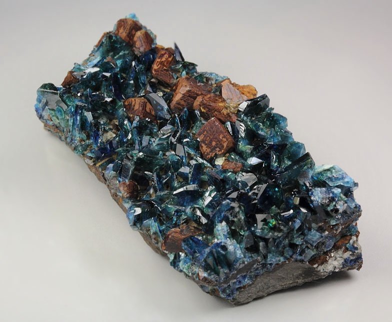 gem LAZULITE, SIDERITE