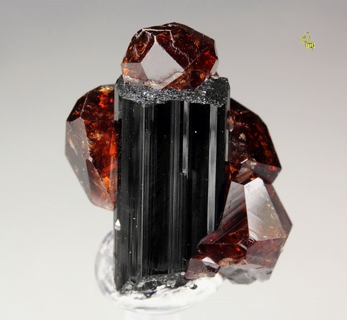 gem GARNET var. SPESSARTINE, TOURMALINE var. SCHORL