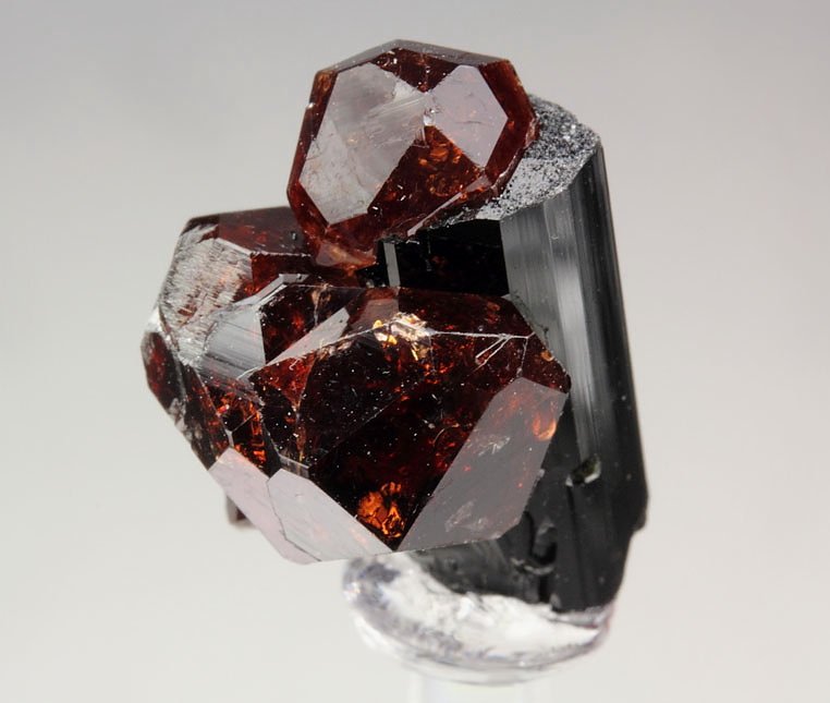 gem GARNET var. SPESSARTINE, TOURMALINE var. SCHORL