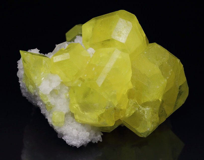 SULPHUR, ARAGONITE