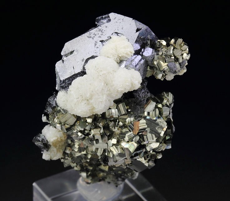 GALENA, PYRITE, SPHALERITE, CALCITE