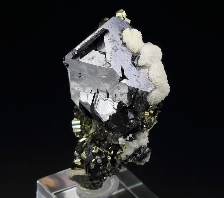 GALENA, PYRITE, SPHALERITE, CALCITE