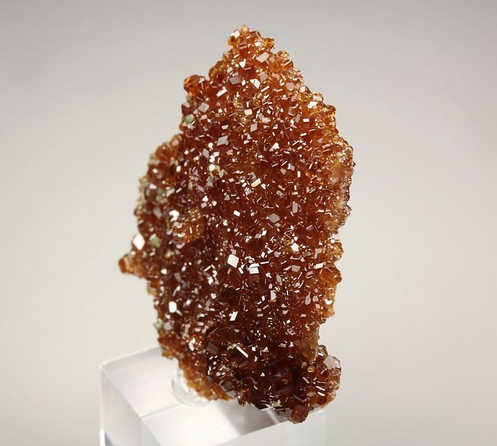 gem GARNET var. HESSONITE, DIOPSIDE