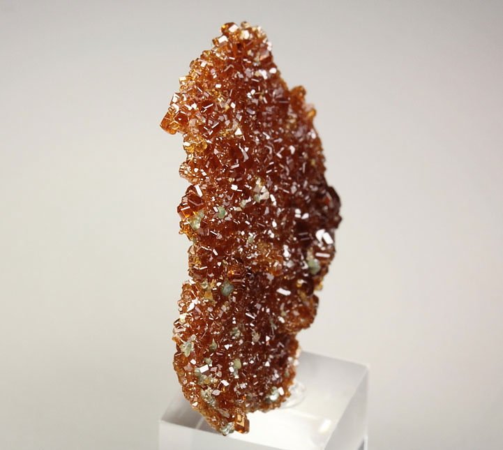 gem GARNET var. HESSONITE, DIOPSIDE