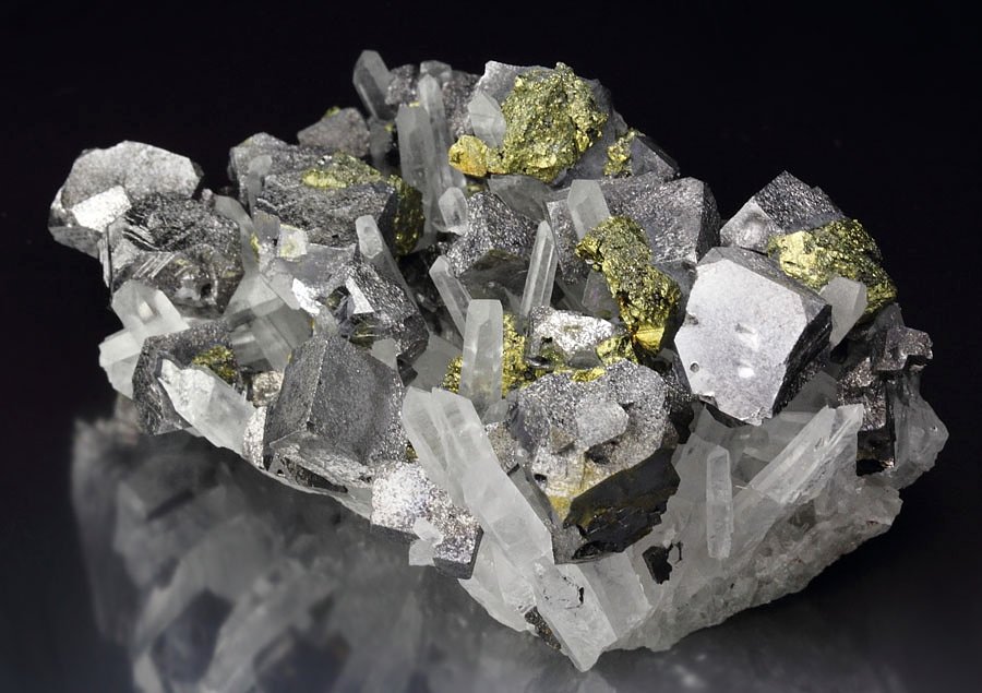 GALENA, CHALCOPYRITE, QUARTZ