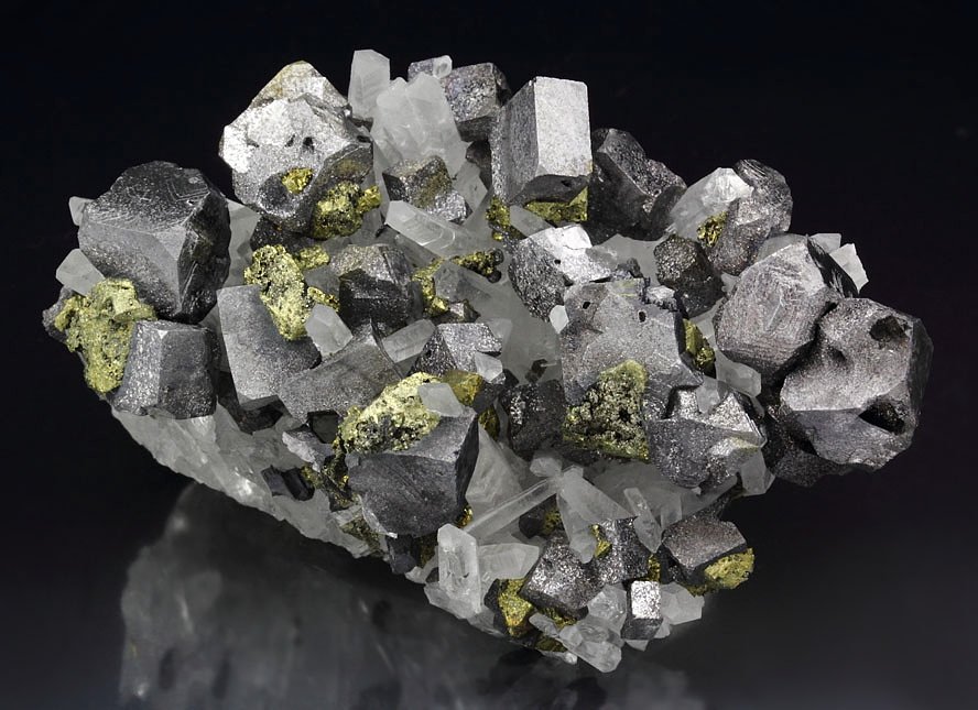 GALENA, CHALCOPYRITE, QUARTZ