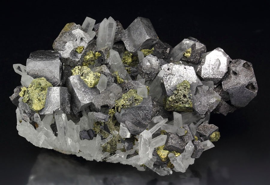 GALENA, CHALCOPYRITE, QUARTZ