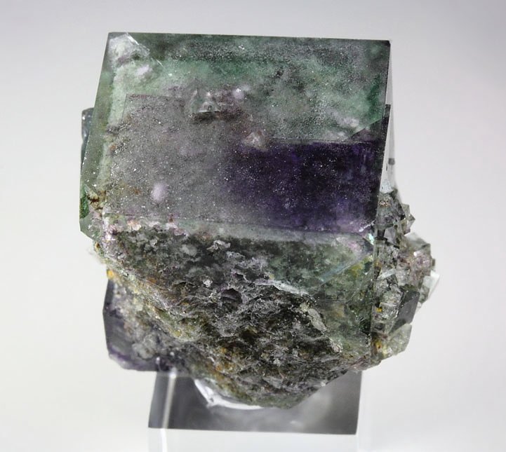 FLUORITE with PHANTOMS, QUARTZ