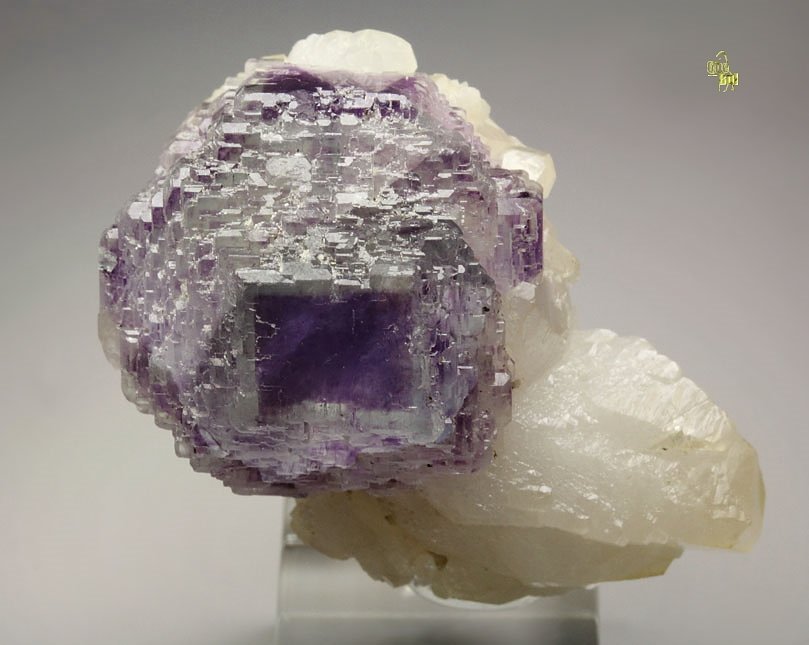 FLUORITE with PHANTOMS, CALCITE