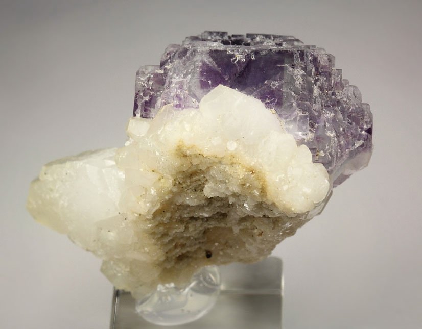 FLUORITE with PHANTOMS, CALCITE