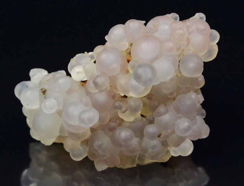 orange SCOLECITE, CHALCEDONY