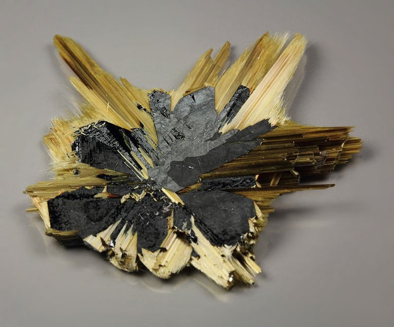 RUTILE, HEMATITE