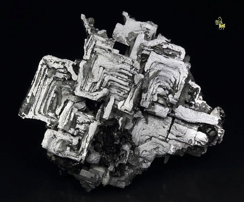 new find - skeletal GALENA, QUARTZ, SPHALERITE