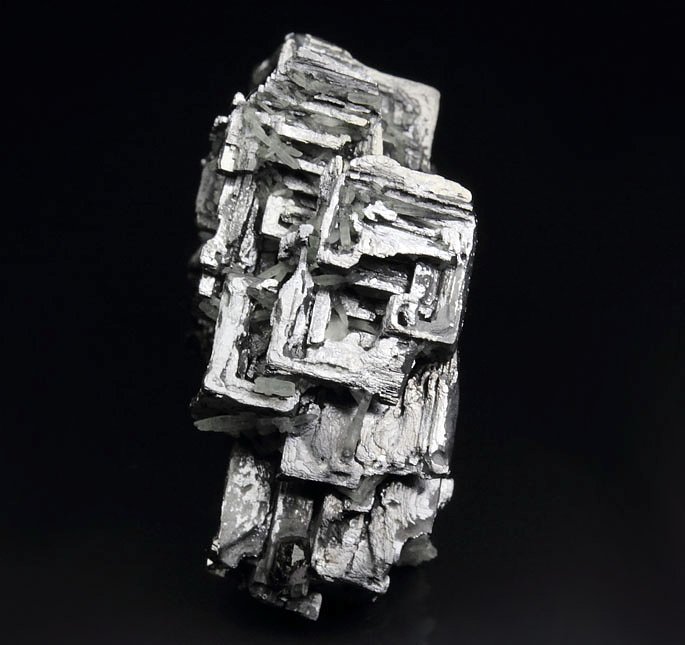 new find - skeletal GALENA, QUARTZ, SPHALERITE