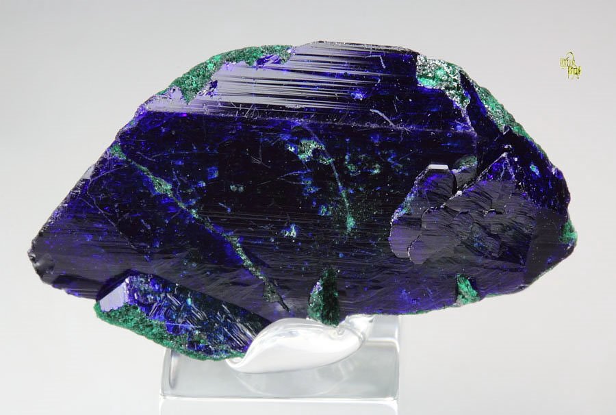 AZURITE, MALACHITE pseudomorph after AZURITE