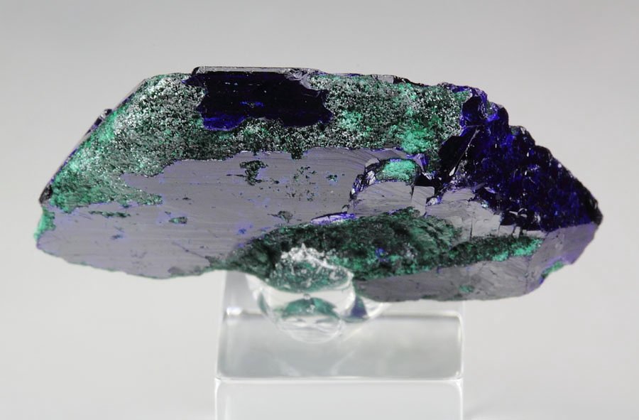 AZURITE, MALACHITE pseudomorph after AZURITE