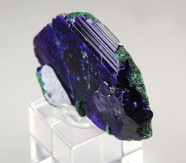 AZURITE, MALACHITE pseudomorph after AZURITE