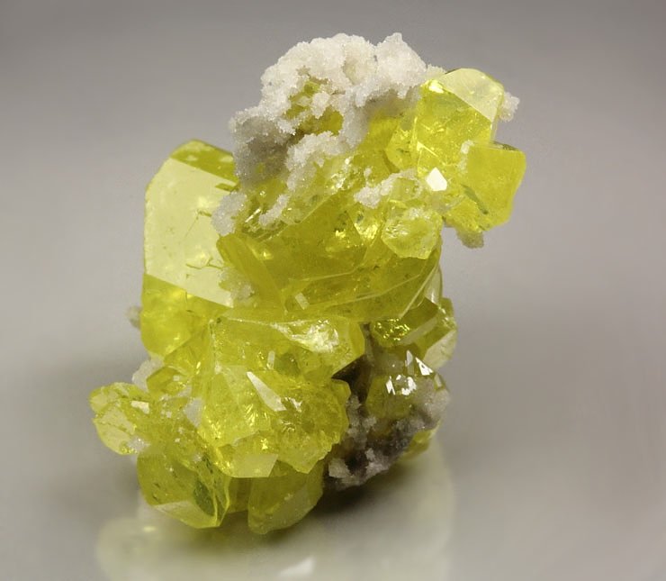 SULPHUR, ARAGONITE