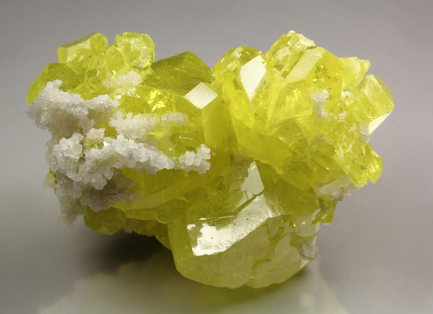 SULPHUR, ARAGONITE