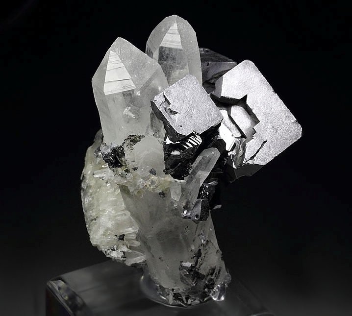 GALENA, QUARTZ, SPHALERITE, CHALCOPYRITE 