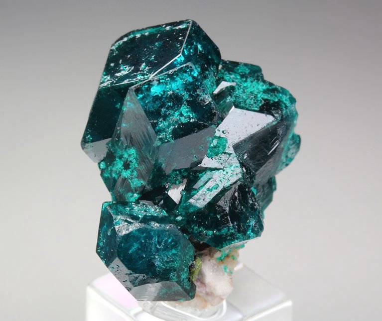 gemmy DIOPTASE bi-terminated