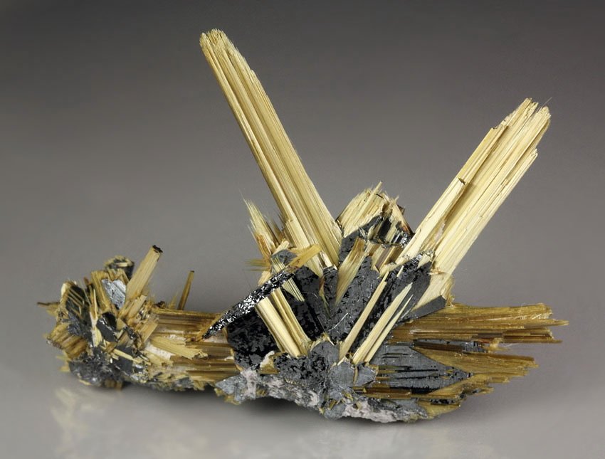 RUTILE, HEMATITE