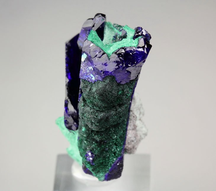 AZURITE, MALACHITE pseudomorph after AZURITE