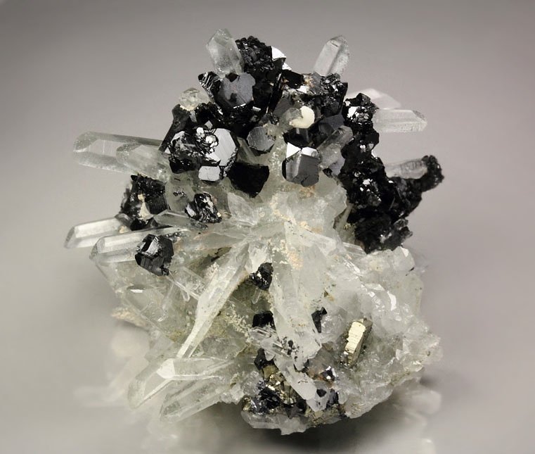 SPHALERITE, QUARTZ