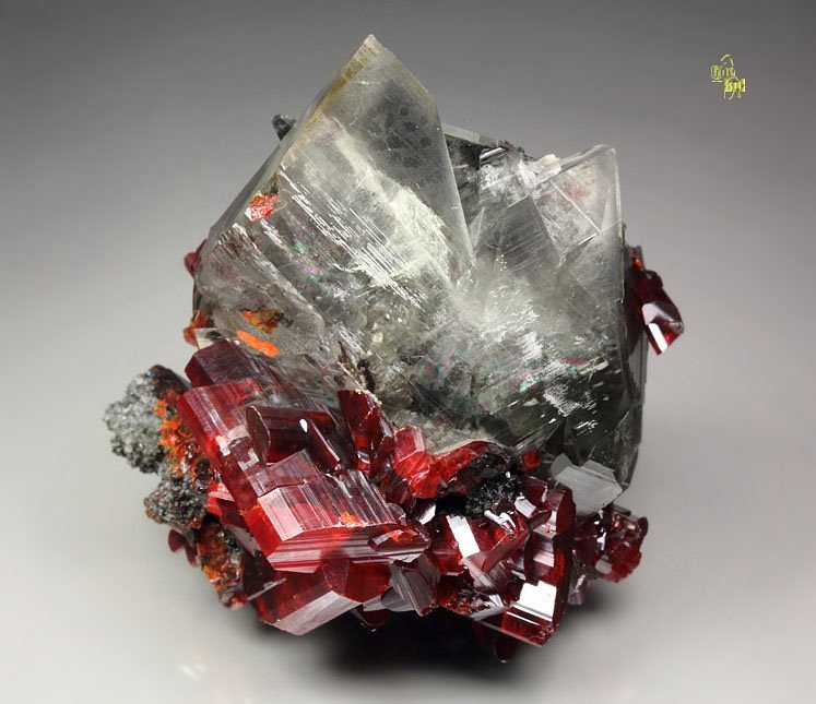 gemmy REALGAR, CALCITE