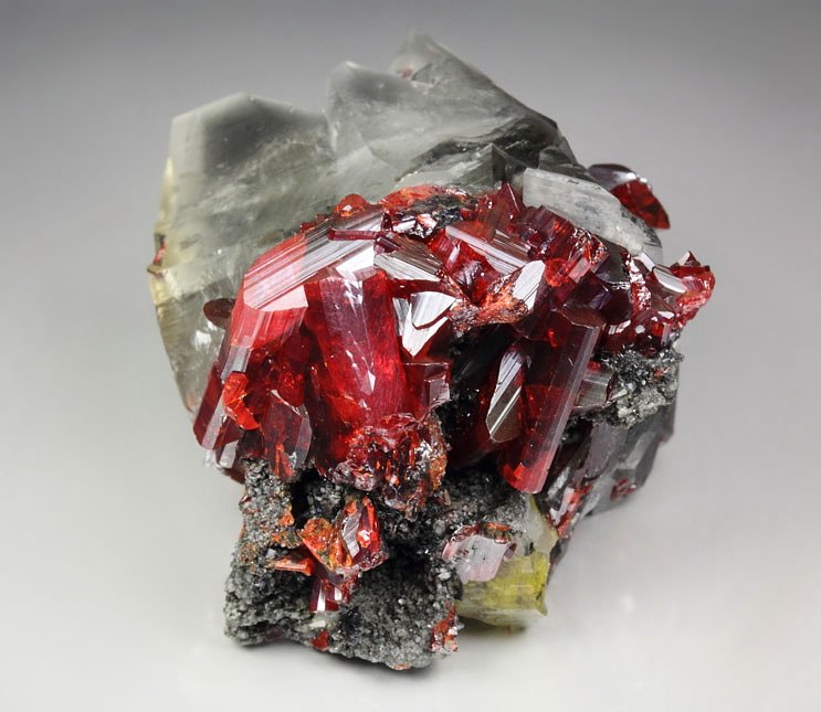 gemmy REALGAR, CALCITE