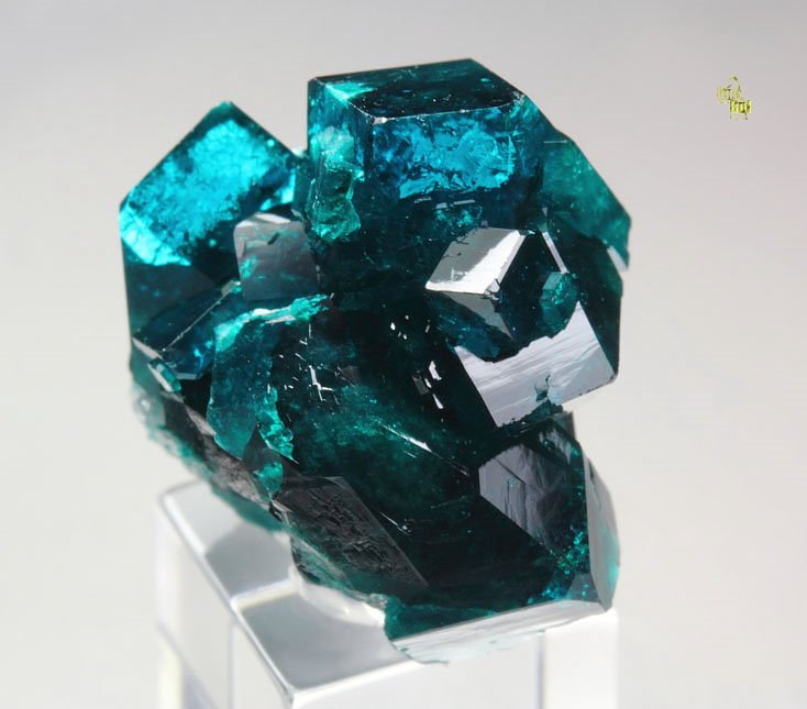 gem DIOPTASE bi-terminated