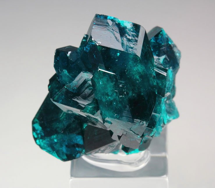 gem DIOPTASE bi-terminated