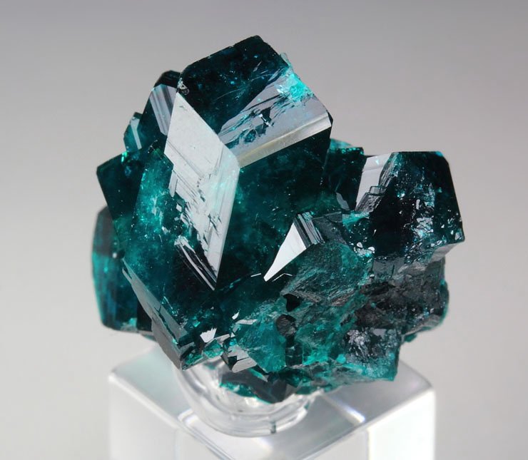 gem DIOPTASE bi-terminated