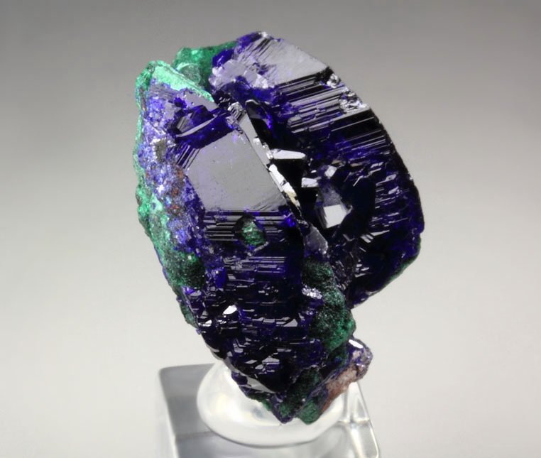 AZURITE, MALACHITE pseudomorph after AZURITE