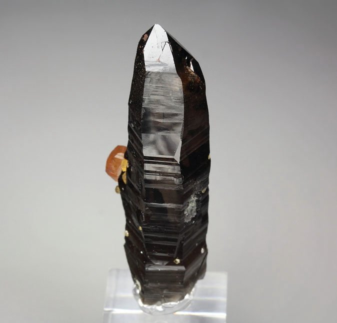 gem GARNET var. SPESSARTINE, QUARTZ var. SMOKY