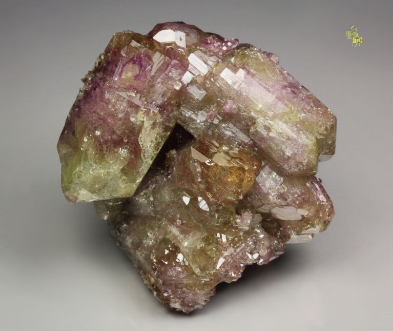 VESUVIANITE bi-color, DIOPSIDE