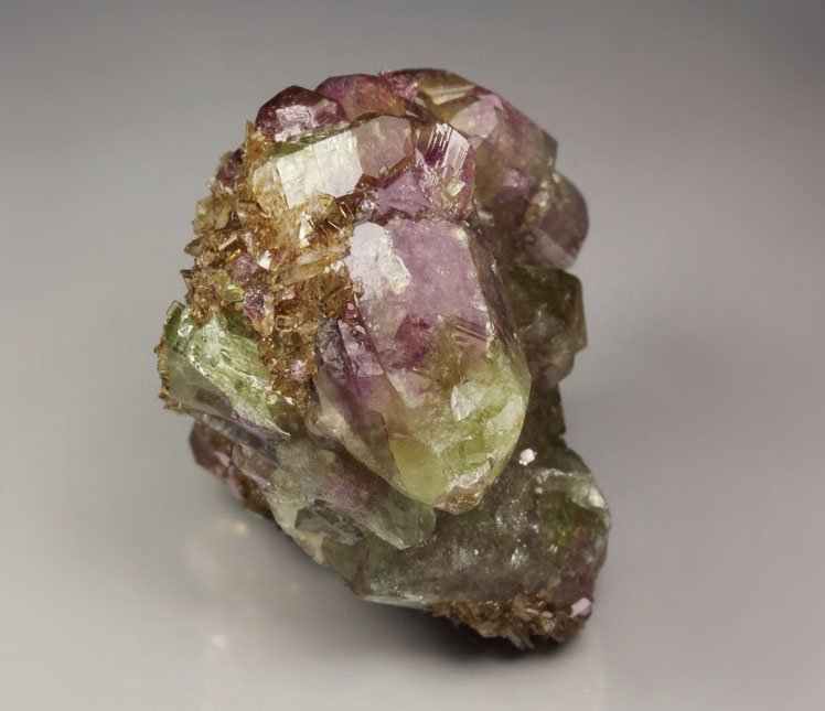 VESUVIANITE bi-color, DIOPSIDE