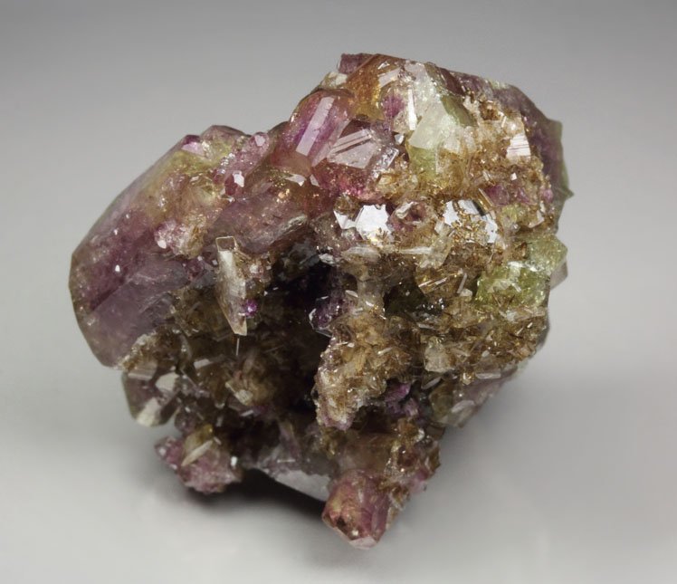 VESUVIANITE bi-color, DIOPSIDE