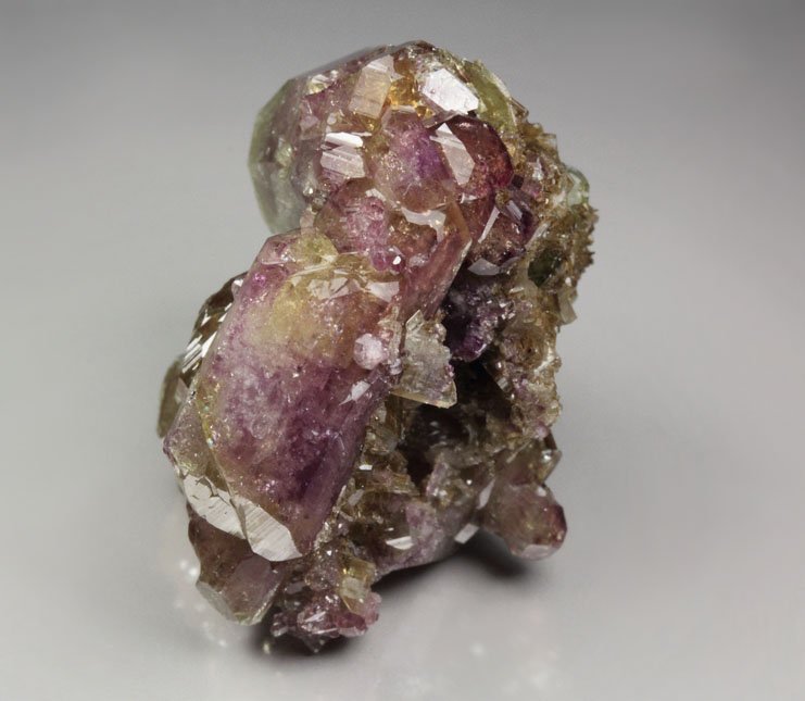 VESUVIANITE bi-color, DIOPSIDE