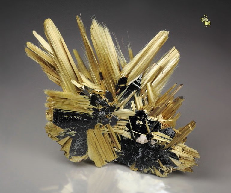 RUTILE, HEMATITE