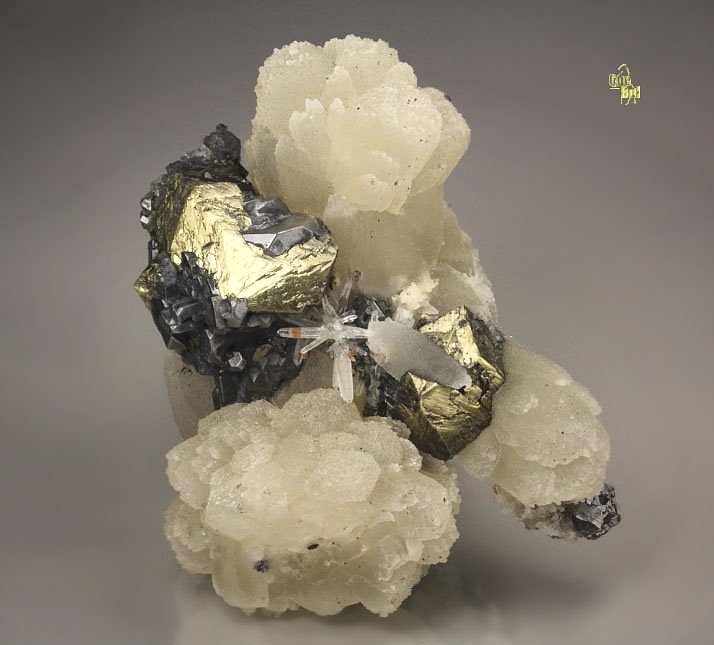 CHALCOPYRITE, GALENA, CALCITE, SPHALERITE, QUARTZ