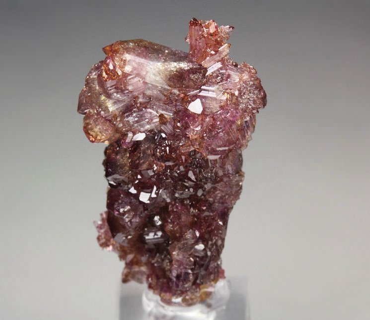 bi-terminated VESUVIANITE bi-color