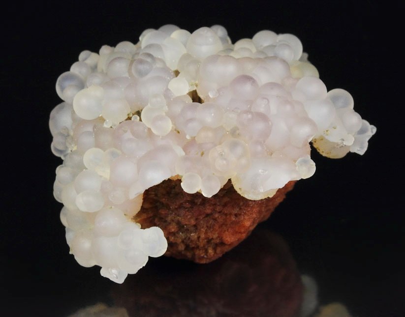 orange SCOLECITE, CHALCEDONY