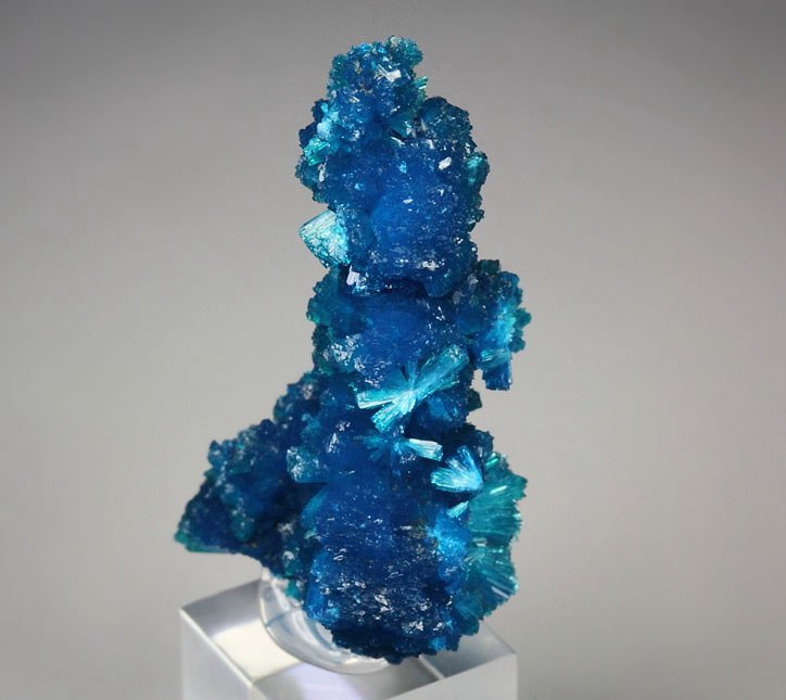 CAVANSITE stalactite, STILBITE 