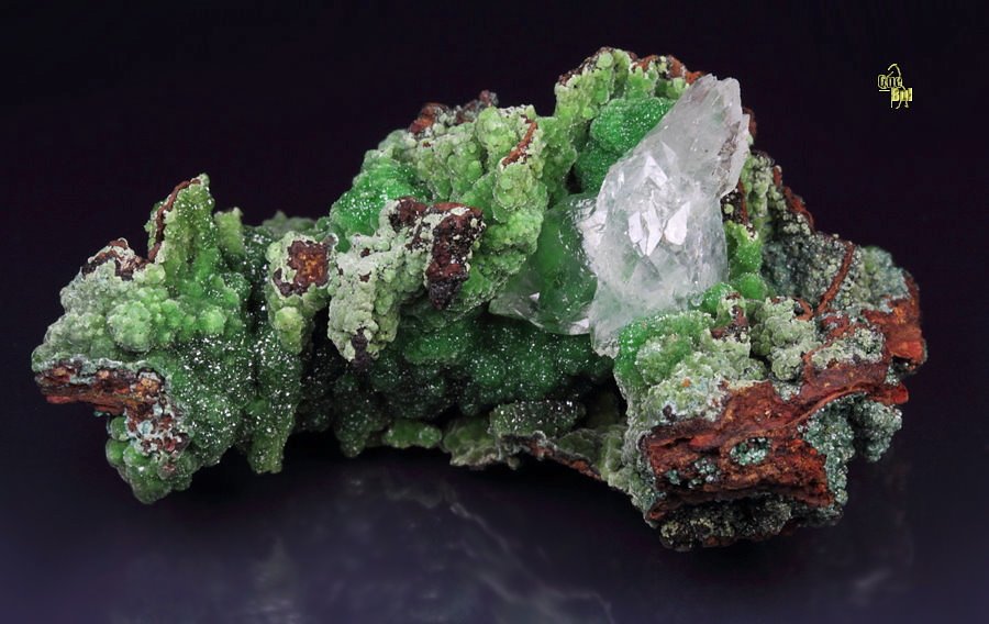 CONICHALCITE, CALCITE